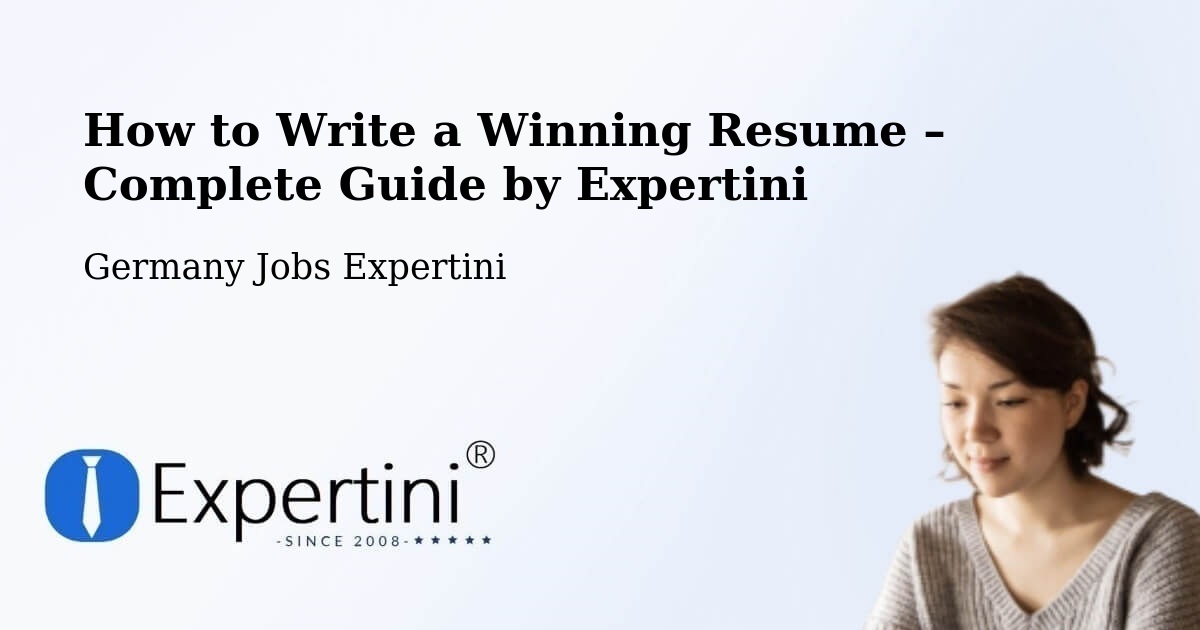 Resume Writing Guide for Job Seekers – Queidersbach - Queidersbach, Germany Jobs Expertini
